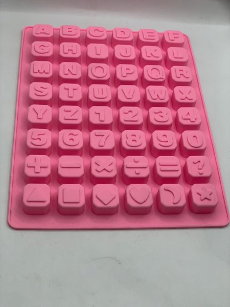 قالب سيلكون شكل احرف